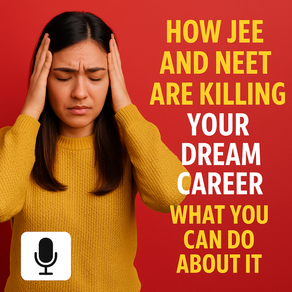 How JEE and NEET Are Killing Your Dream Career — What You Can Do About It!