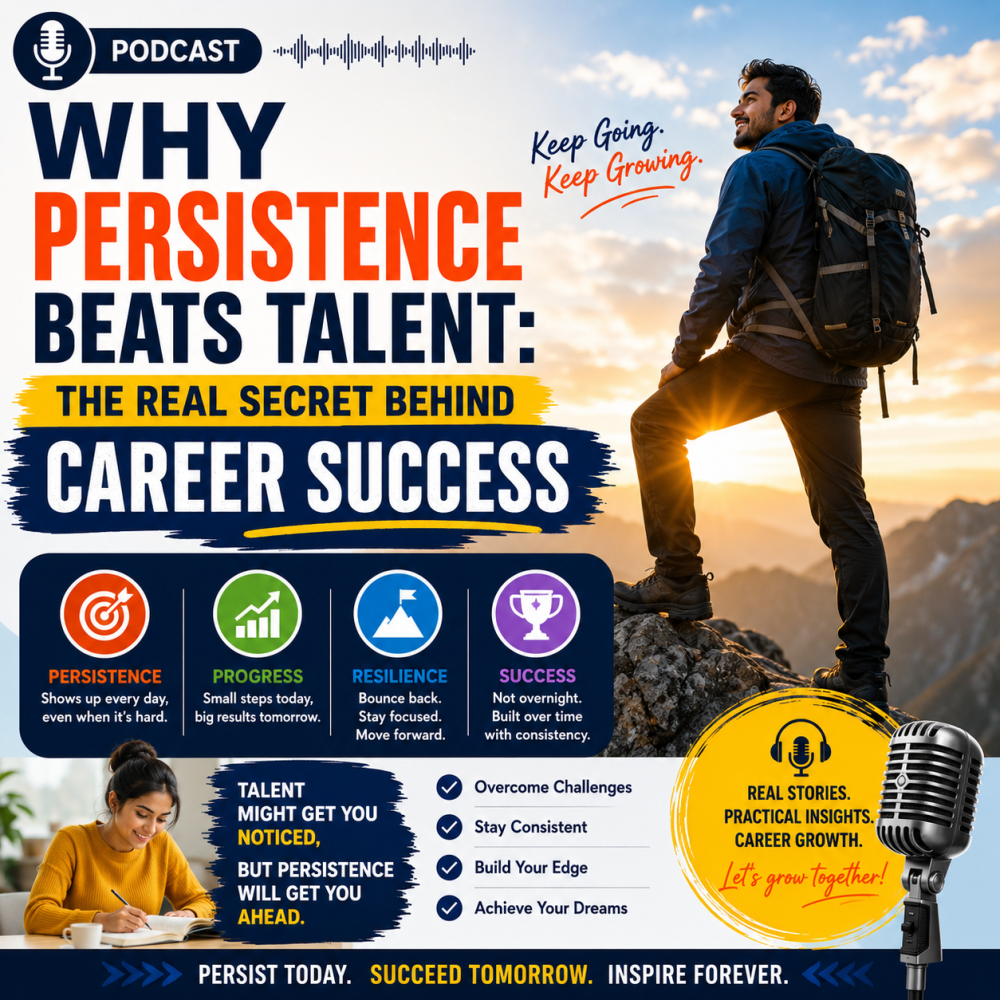Why Persistence Beats Talent: The Real Secret Behind Career Success