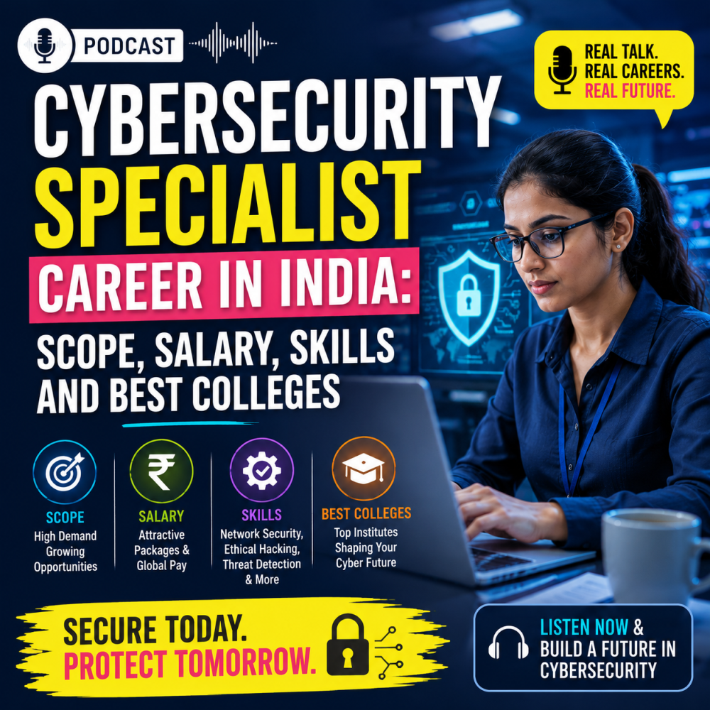 Cybersecurity Specialist Career in India: Scope, Salary, Skills and Best Colleges