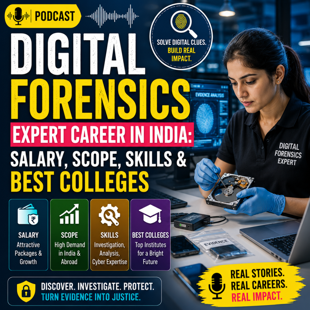 Digital Forensics Expert Career in India: Salary, Scope, Skills & Best Colleges