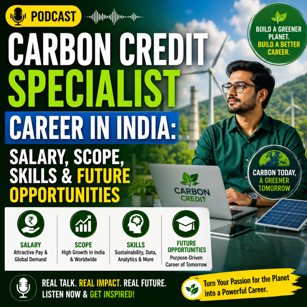 Carbon Credit Specialist Career in India: Salary, Scope, Skills & Future Opportunities