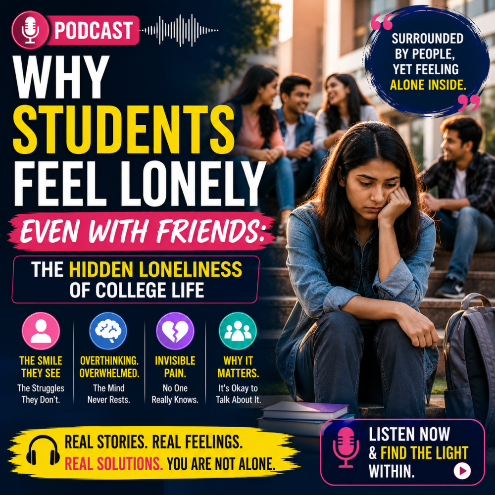 Why Students Feel Lonely Even With Friends | The Hidden Loneliness of College Life