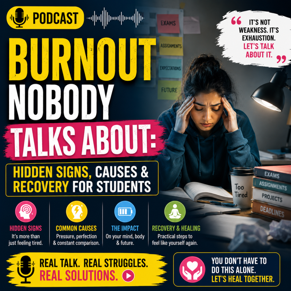 Burnout Nobody Talks About: Hidden Signs, Causes & Recovery for Students