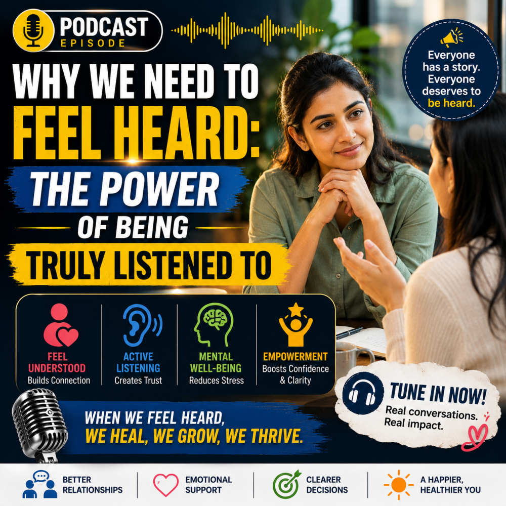 Why We Need to Feel Heard: The Power of Being Truly Listened To