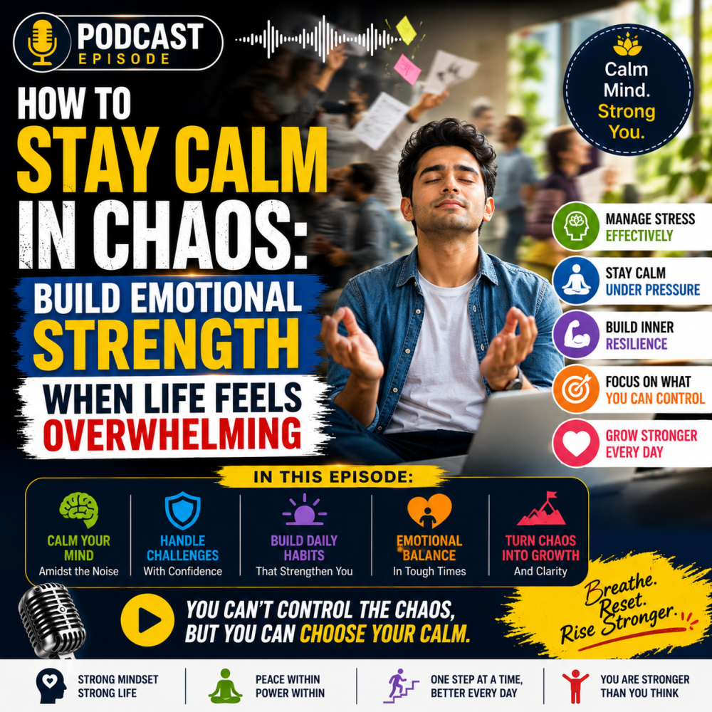 How to Stay Calm in Chaos: Build Emotional Strength When Life Feels Overwhelming